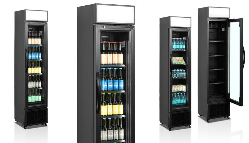 Tefcold presented new slim black bottle cooler