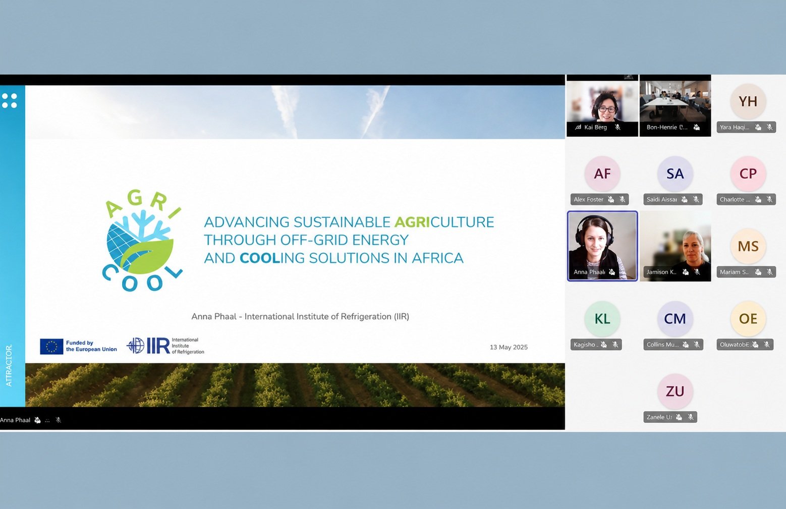 AGRI-COOL Presents Solar Cold Storage Project at UK Workshop