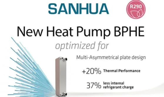 Sanhua Unveils Eco-Friendly Brazed Plate Heat Exchangers