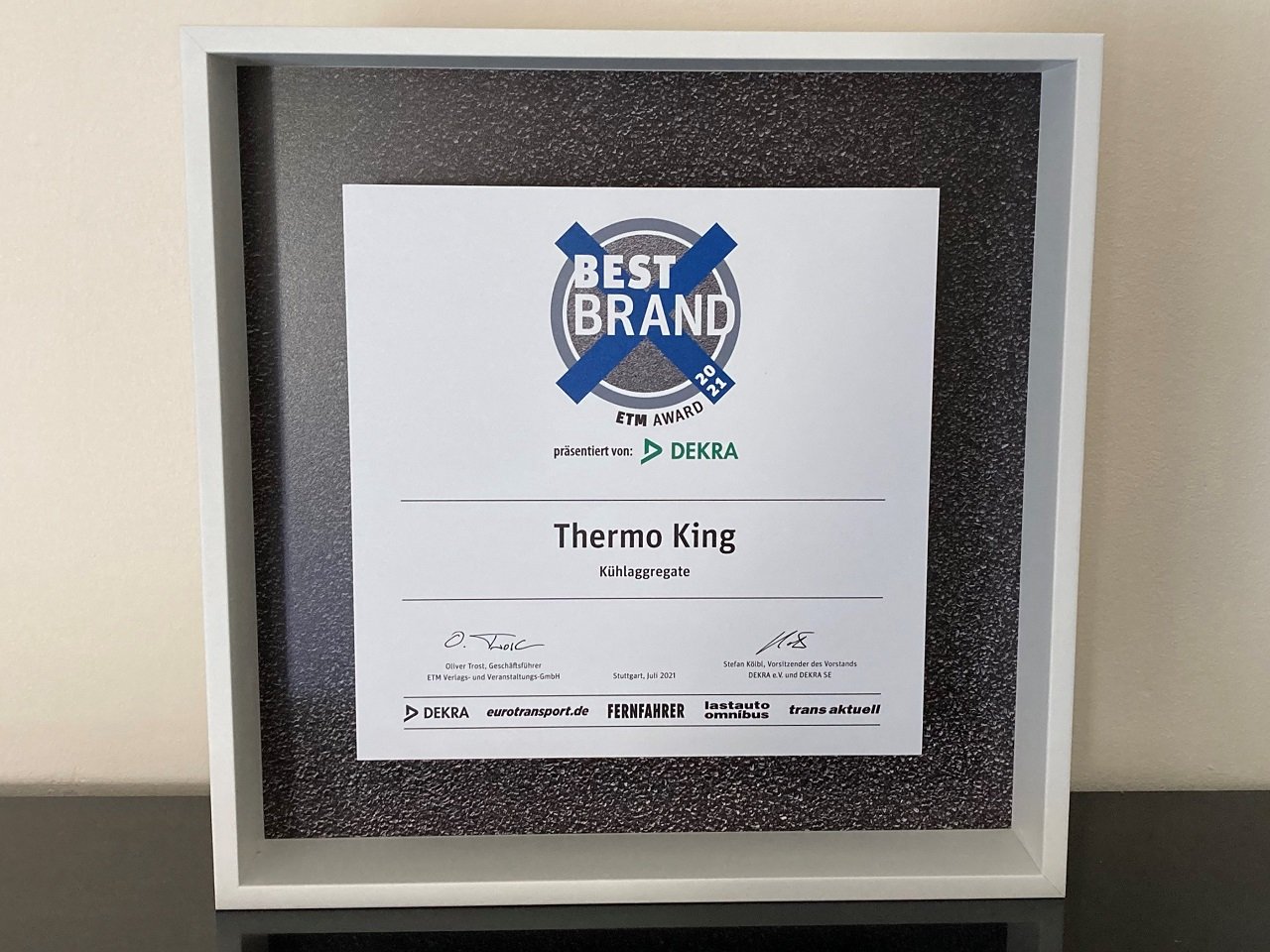 Thermo King Wins 17th Consecutive “Best Brand” ETM Award in Germany