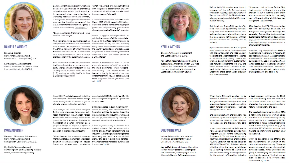 Accelerate Magazine Celebrates Women Working with Natural Refrigerants