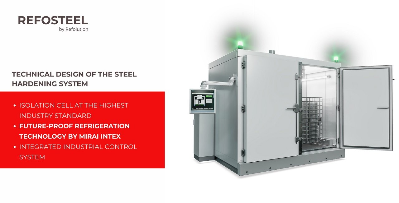 Ultra-low temperature steel hardening system