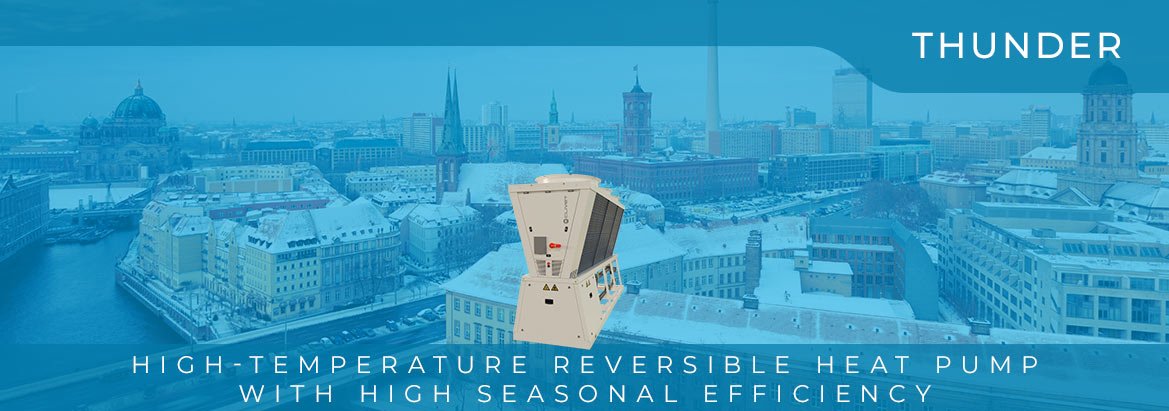 Clivet presented new air cooled reversible heat pump THUNDER