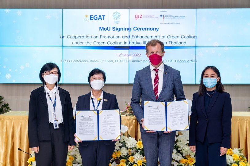 EGAT joins hands with GIZ to promote green cooling technology to achieve carbon neutrality