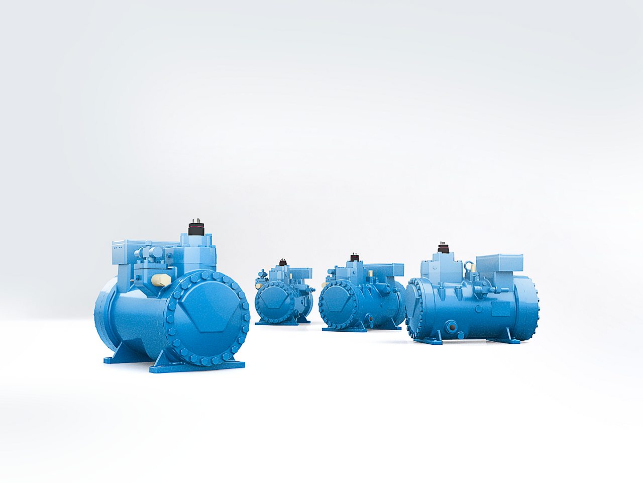Frascold offers an innovative range of transcritical CO2 semi-hermetic compressors