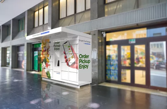 New Hussmann Smart Exchange Locker Delivers Flexibility and Convenience to E-Commerce Programs