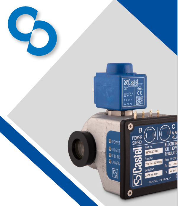Castel presented Electronic Oil Level Regulators series 56