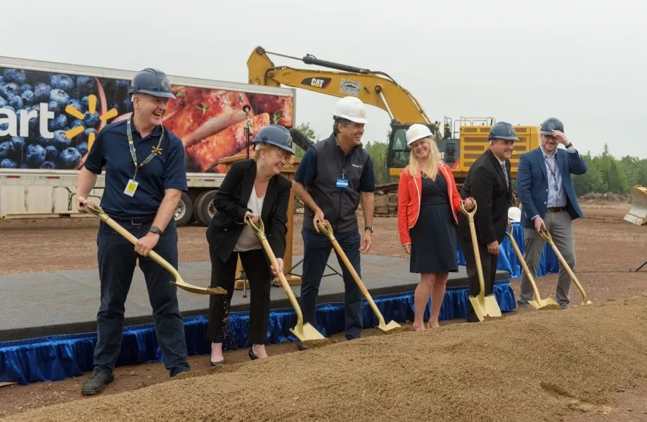 Walmart Canada breaks ground on new distribution centre in New Brunswick