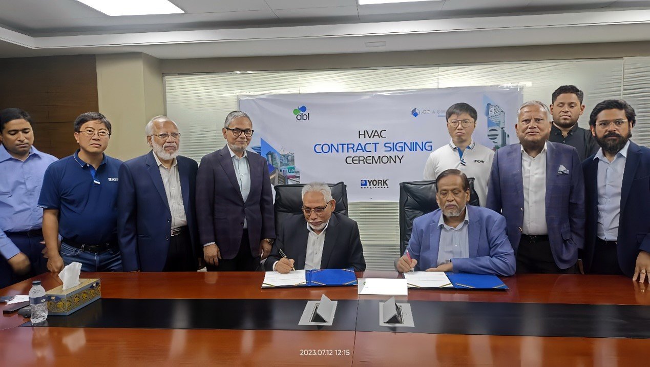 Johnson Controls Won a Mega HVAC-CHP Project for Spinning Mills in Bangladesh