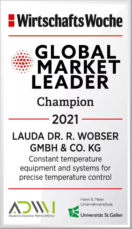 LAUDA been declared Champion in the field of Constant Temperature Equipment