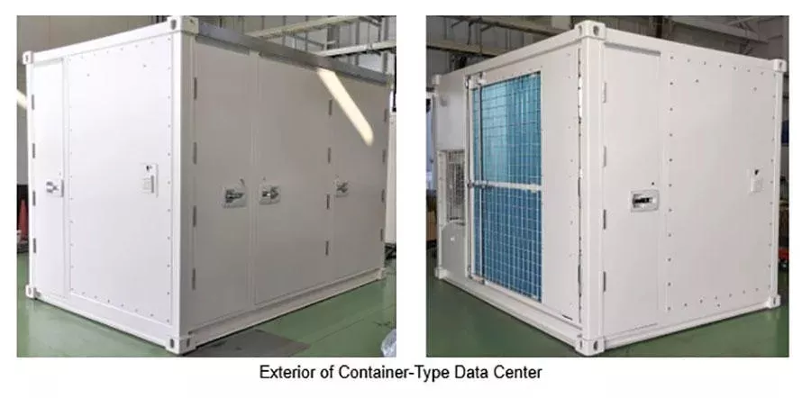 MHI Introduces New Container-Type Data Center with Immersion/Air-Cooled Hybrid Cooling System