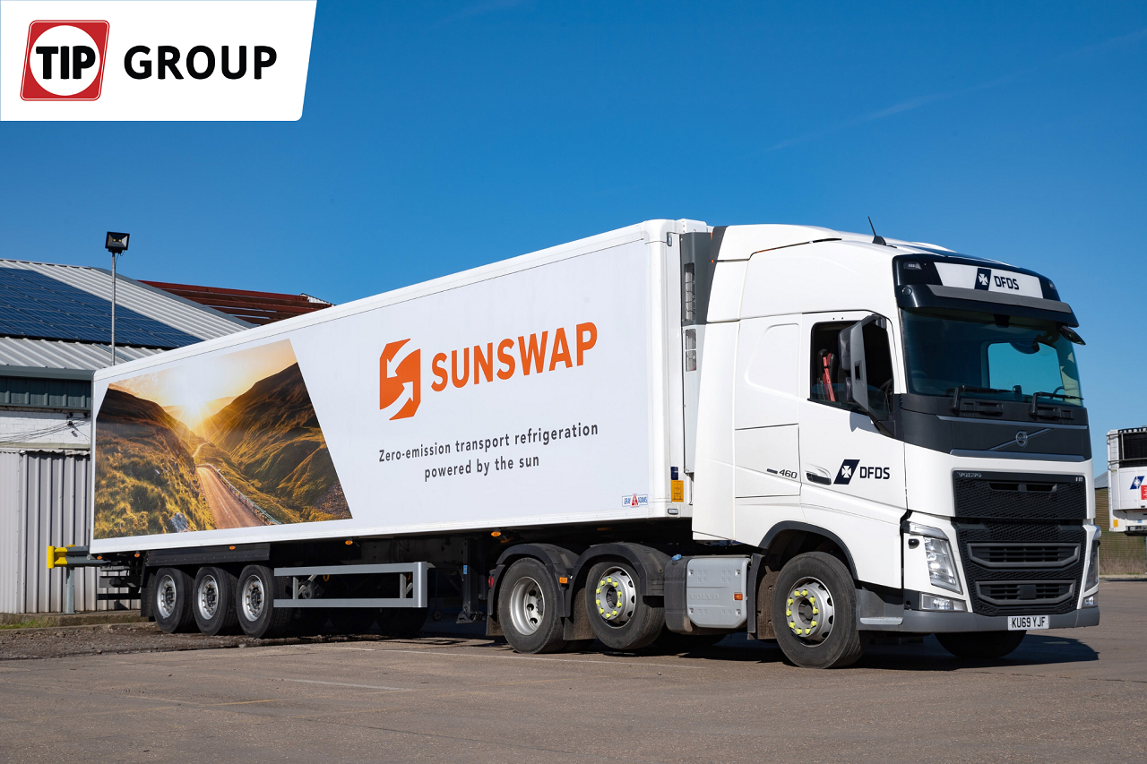 TIP Group launches refrigerated trailers with battery and solar-powered 