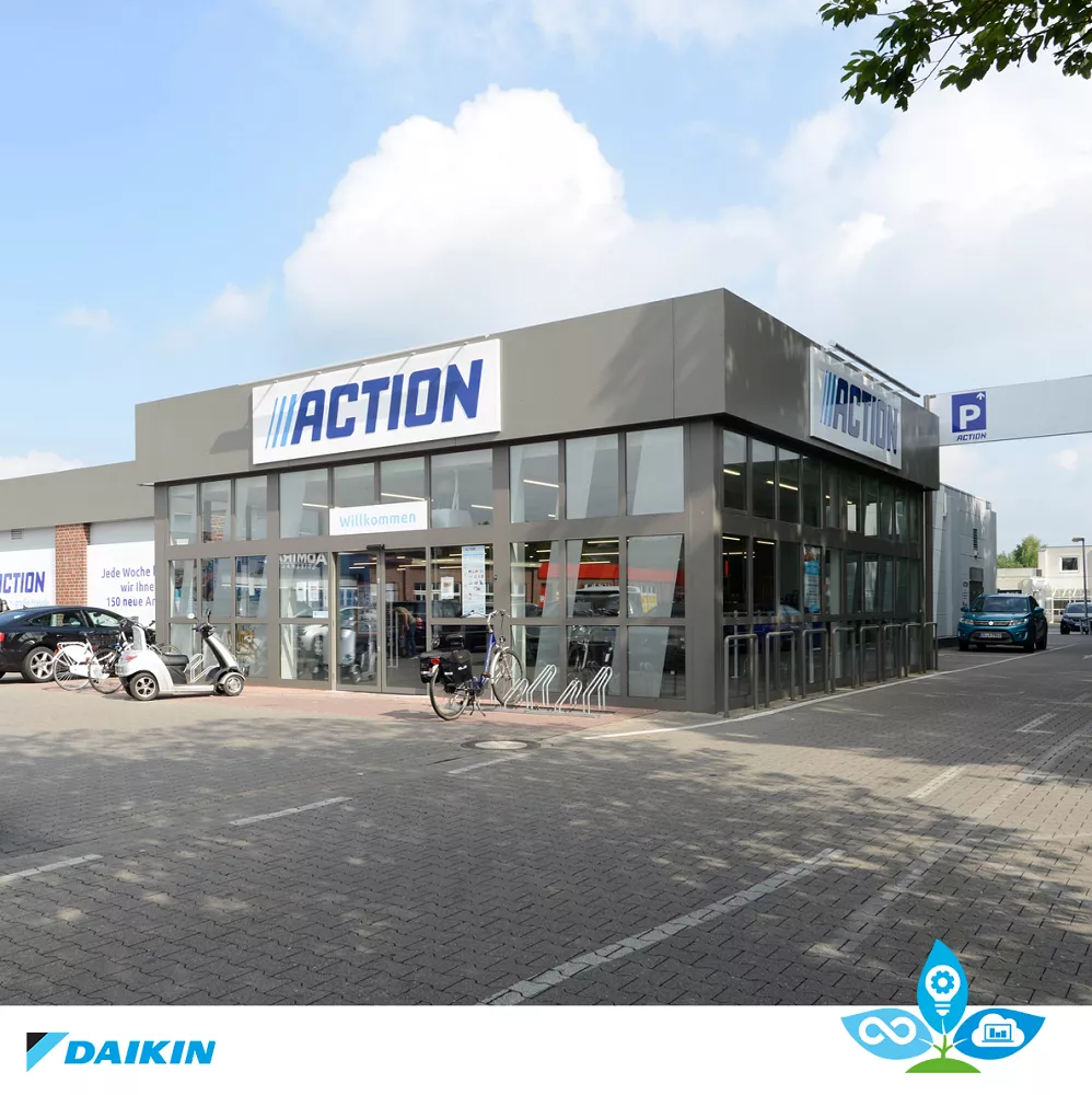 The L∞P by Daikin's program for new Action stores will fully support a circular economy of refrigerants