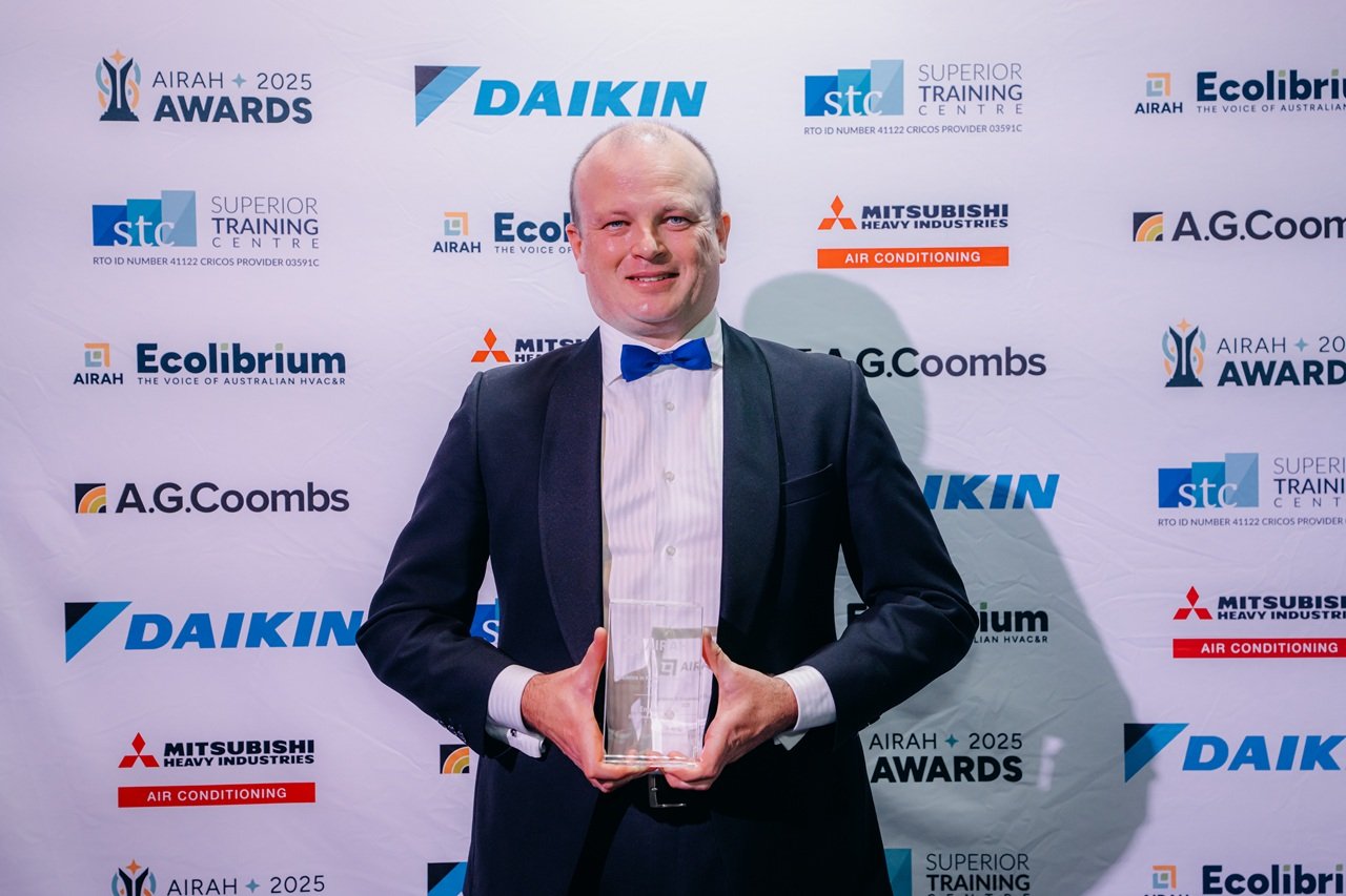 HVAC&R industry’s finest honoured at 2025 AIRAH National Awards