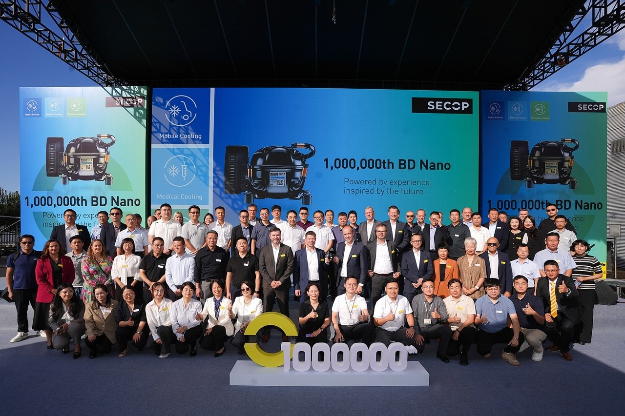 Secop marks production of one million BD Nano compressors in China