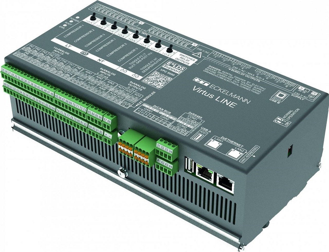 Eckelmann expands its Virtus LINE with a compact control unit especially for CO2