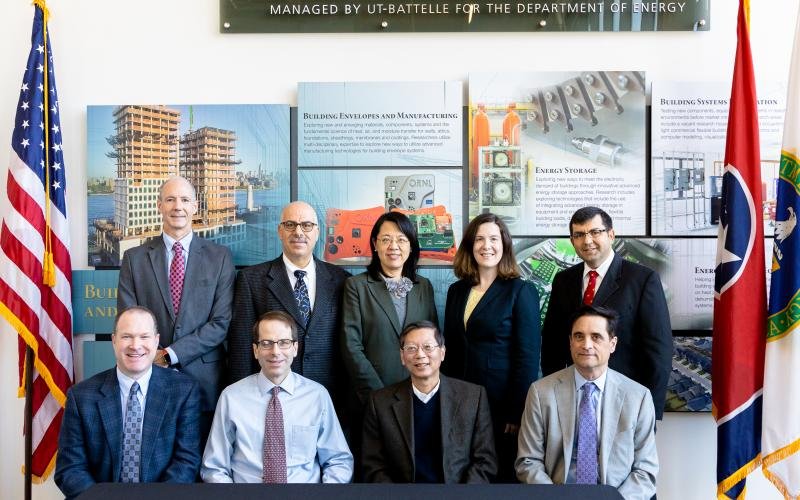 ORNL and leading building equipment industries signed collaboration agreements