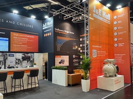 J & E Hall Showcased New Ammonia Chillers at Chillventa