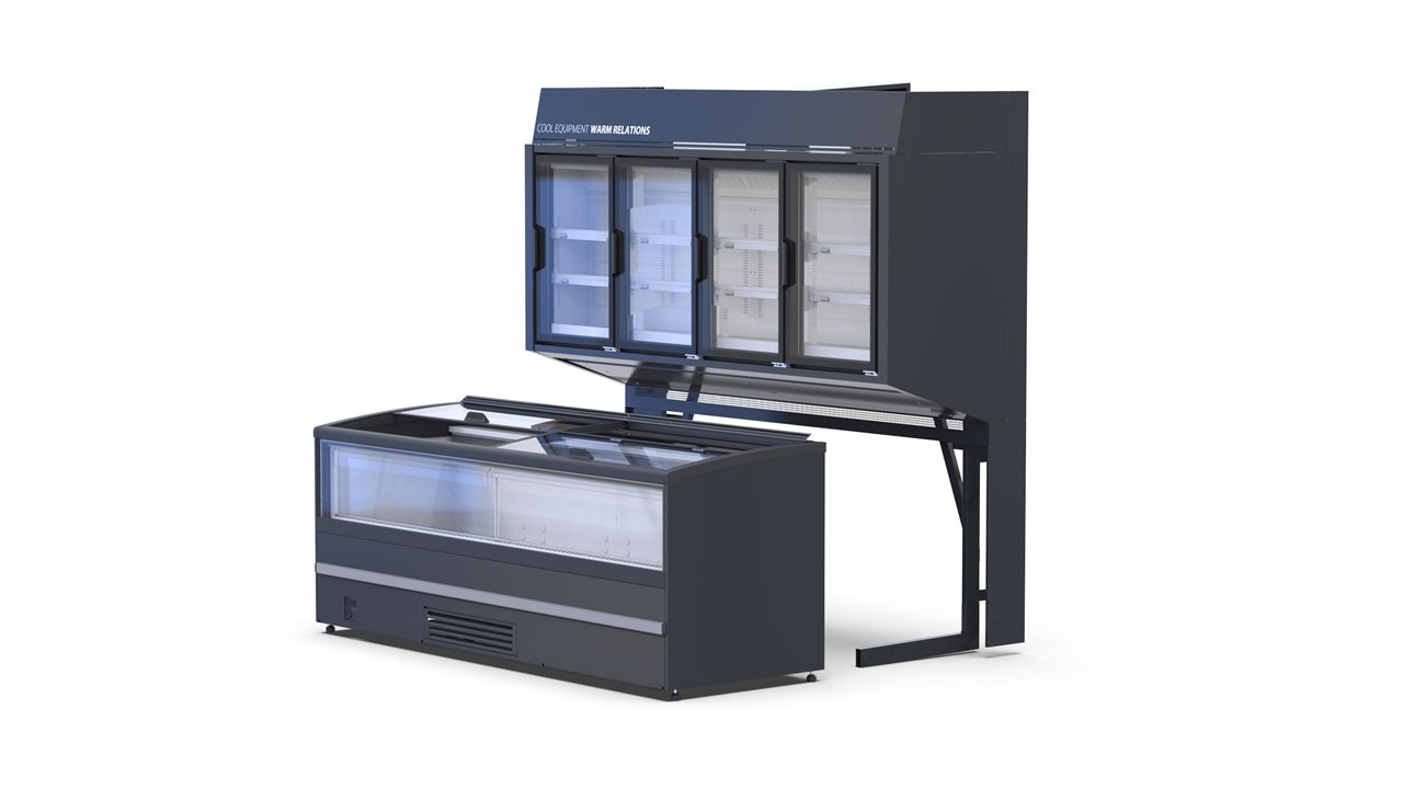 JBG-2 highlights Denali SNDE-05 and Imja WNIJ-07 display cabinet combination