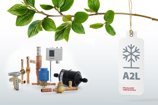 Danfoss portfolio of refrigeration components is now qualified for R454C, R455A, and R1234yf
