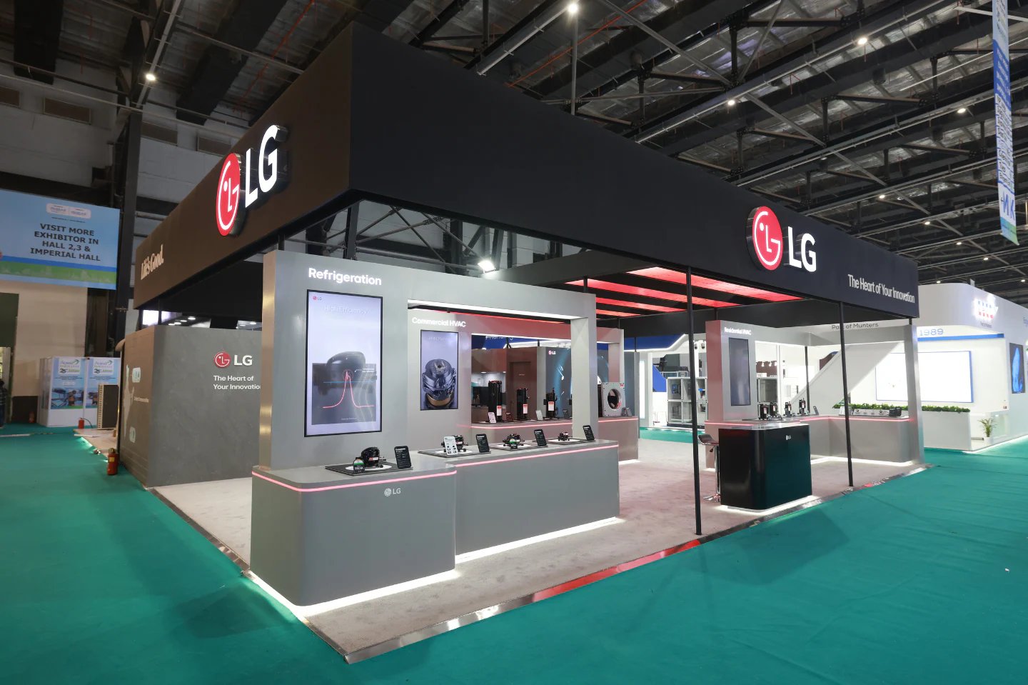 LG showcased India-made compressors at India’s ACREX 2026