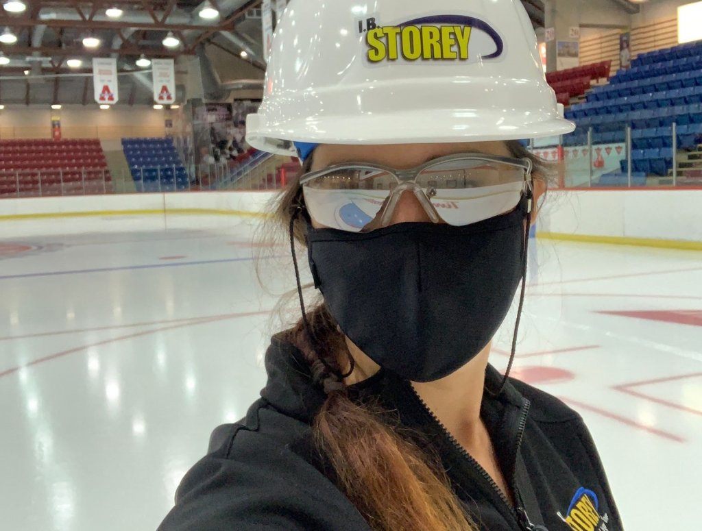 Elvira Kadyrova, ice rink
