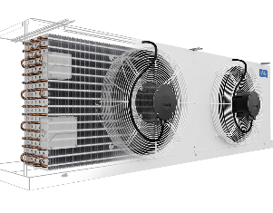 Roller extends modularity of FHV air cooler series