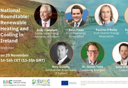 RHC-ETIP hosts national roundtable on renewable heating and cooling in Ireland