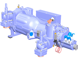 Development of Semi-Hermetic Screw Compressors