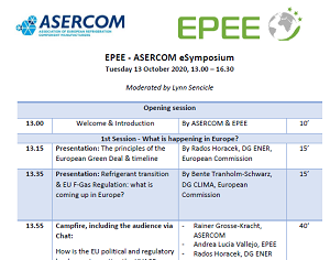 EPEE-ASERCOM eSymposium