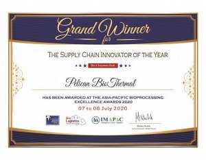Pelican Biothermal Announces Asia Award Win For Innovation