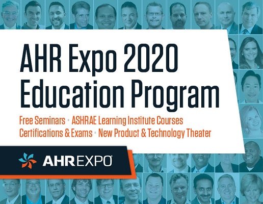 AHR Expo announces the 2020 Education Program