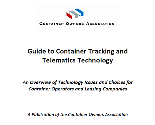 The Container Owners Association has published a “Guide to Container Tracking and Telematics Technology”