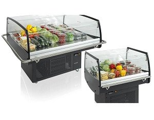 Tefcold presented Island cooler with impressive storage space