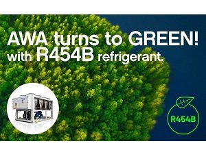 Thermocold introduced AWA air-water chillers and heat pumps with R454B