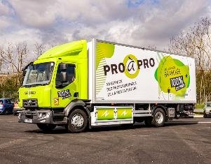 Carrier Transicold Equips First 100% Electric Vehicle Operated by Pro à Pro