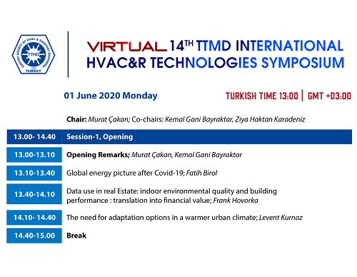 Virtual XIV TTMD International HVAC&R Technologies Symposium