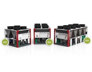 Lennox expanded eCOMFORT family chiller use of R32 refrigerant