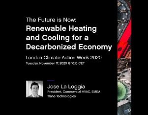 Trane Technologies Spotlights the Latest Trends in Decarbonized Cities at World Climate Forum Europe