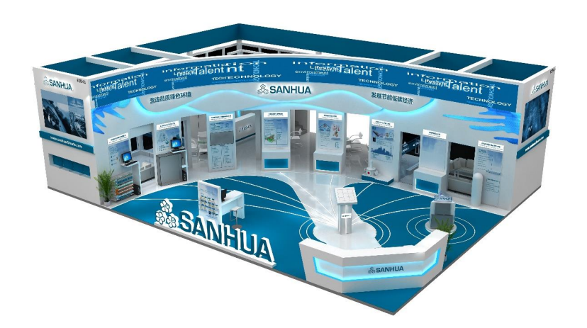 Sanhua's booth