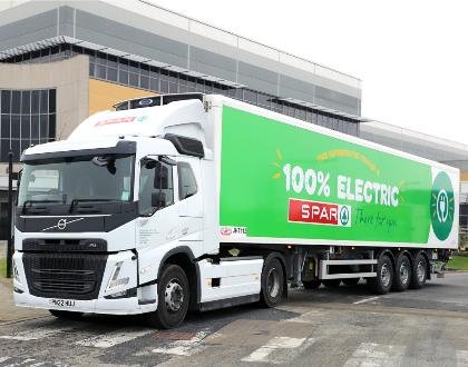 James Hall takes delivery of first SPAR electric trailer from Gray & Adams