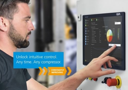 GEA Omni Retrofit Control Panels for screw and piston compressors