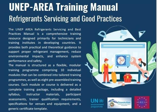 UNEP and AREA Release Refrigerants Servicing Training Manual