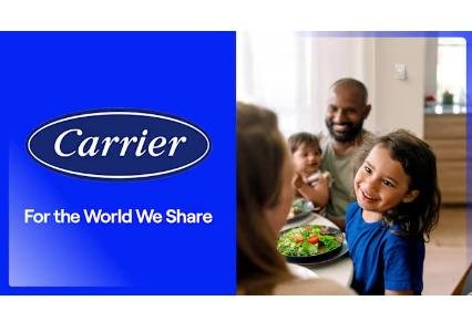 Carrier launches new brand identity and tagline focused on sustainability