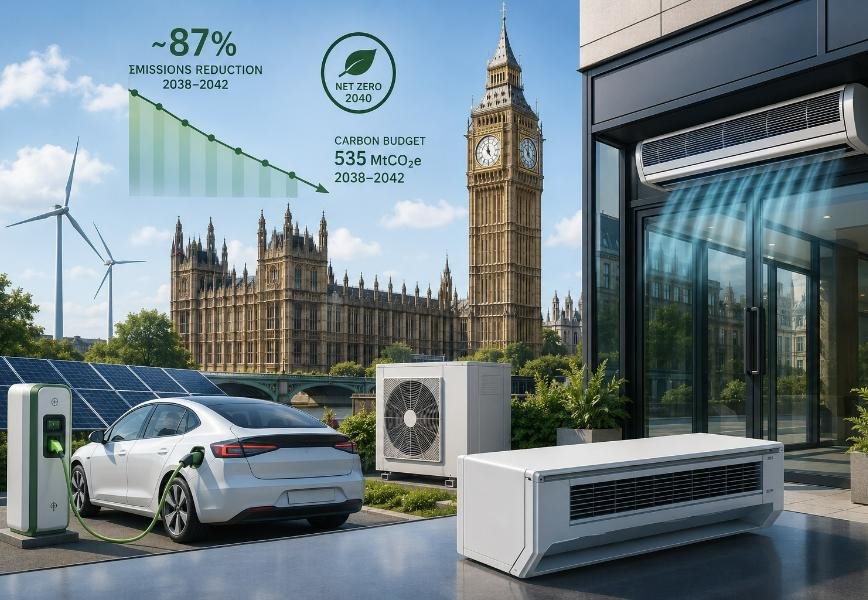 UK Parliament sets Seventh Carbon Budget at 535 MtCO2e