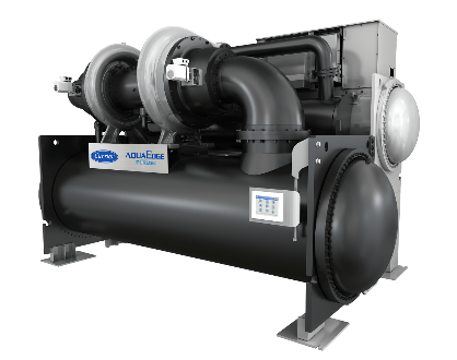 Carrier AquaEdge 19DV Turbokältemaschine jetzt mit bis zu 3850 kW