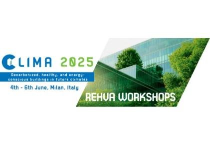 REHVA to Host Technical Workshops at CLIMA 2025 on HVAC and Building Performance