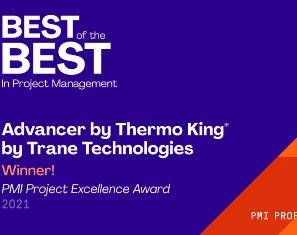 Trane Technologies’ Thermo King Advancer Awarded Project Excellence Award From the Project Management Institute