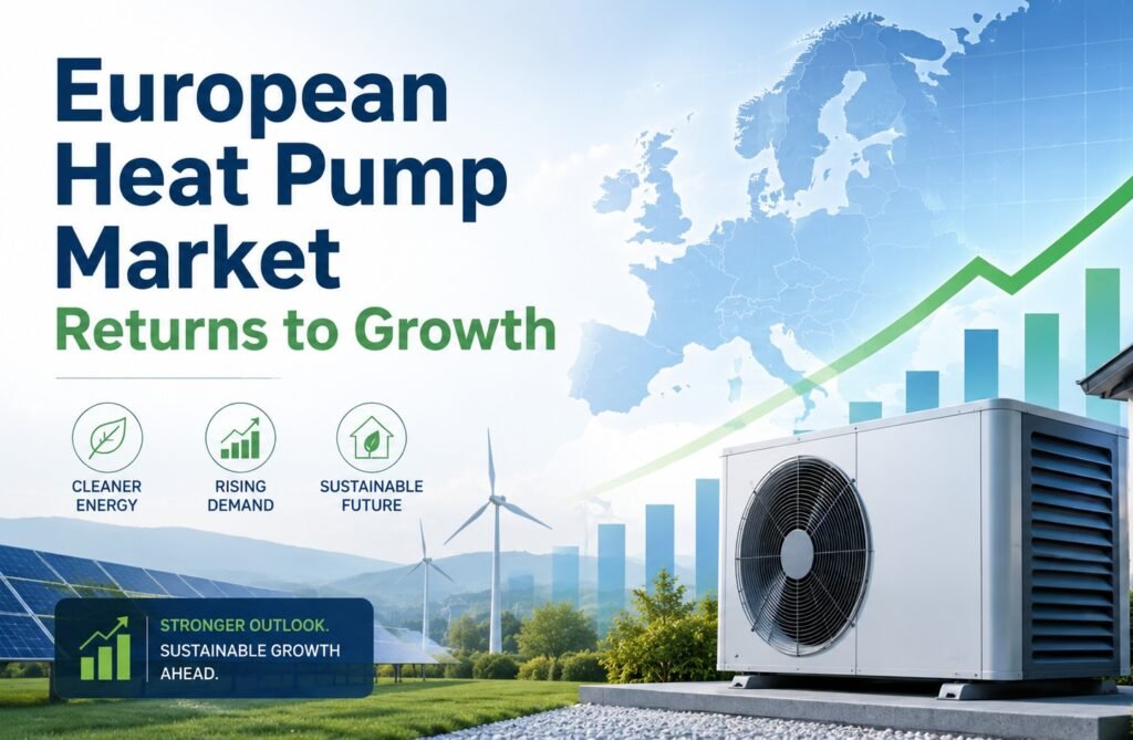 Le marché européen des pompes à chaleur renoue avec la croissance
