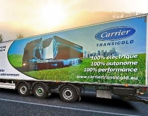 Carrier Transicold Year-long French Roadshow Showcases World’s First Fully Autonomous, All-Electric Refrigerated Trailer System